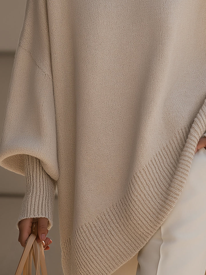Women’s Asymmetrical Cozy Oversized Sweater