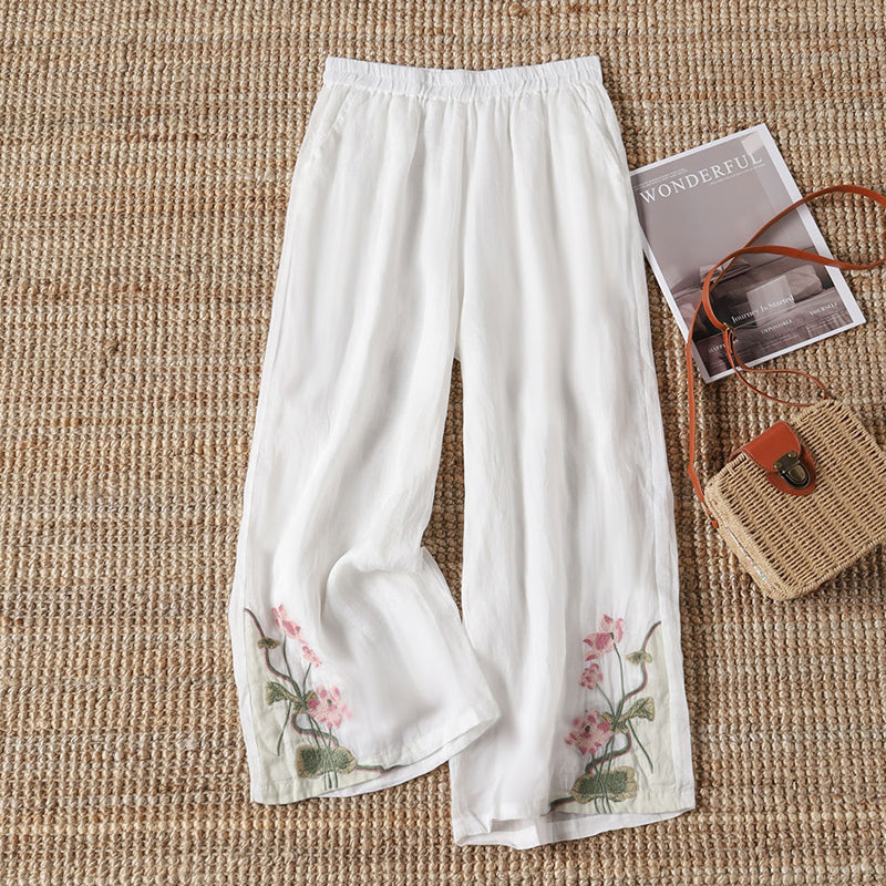 Lysette - Floral Print Pants