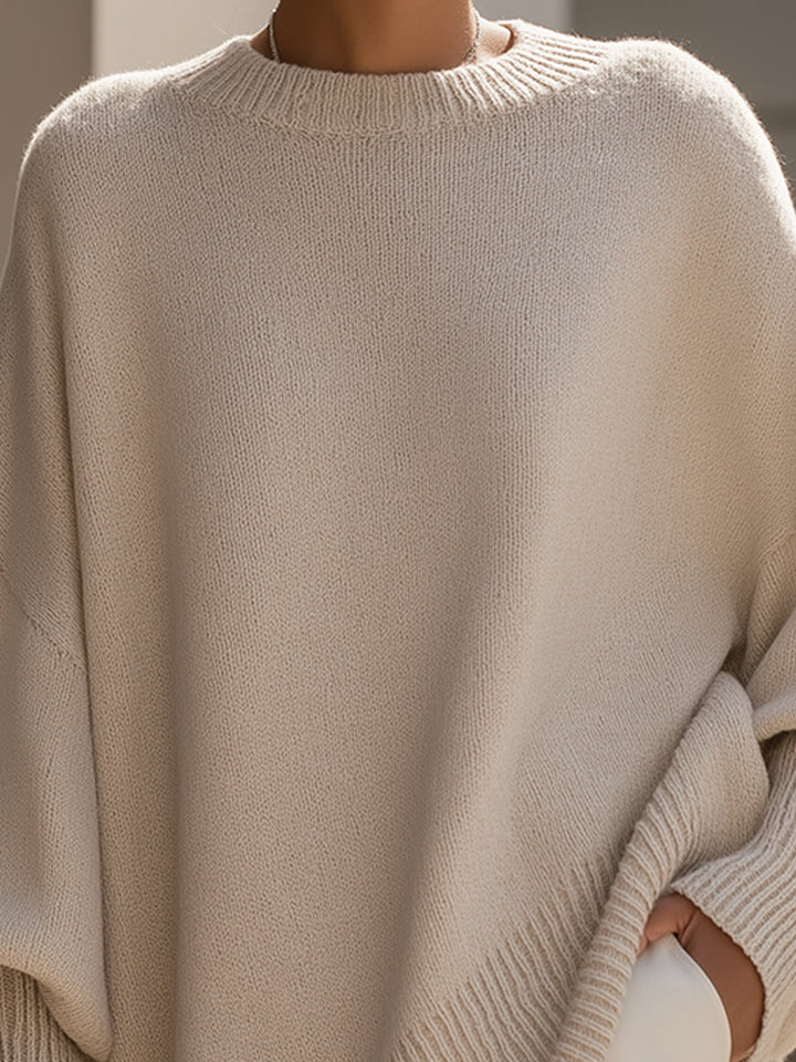 Women’s Asymmetrical Cozy Oversized Sweater