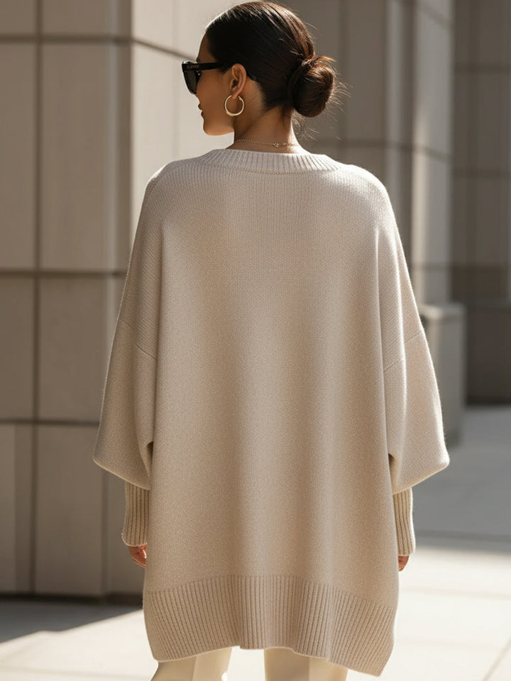 Women’s Asymmetrical Cozy Oversized Sweater