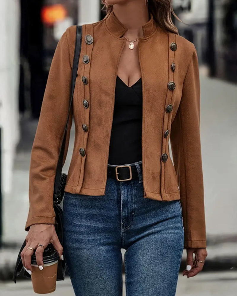Judie – Tailored Button Jacket