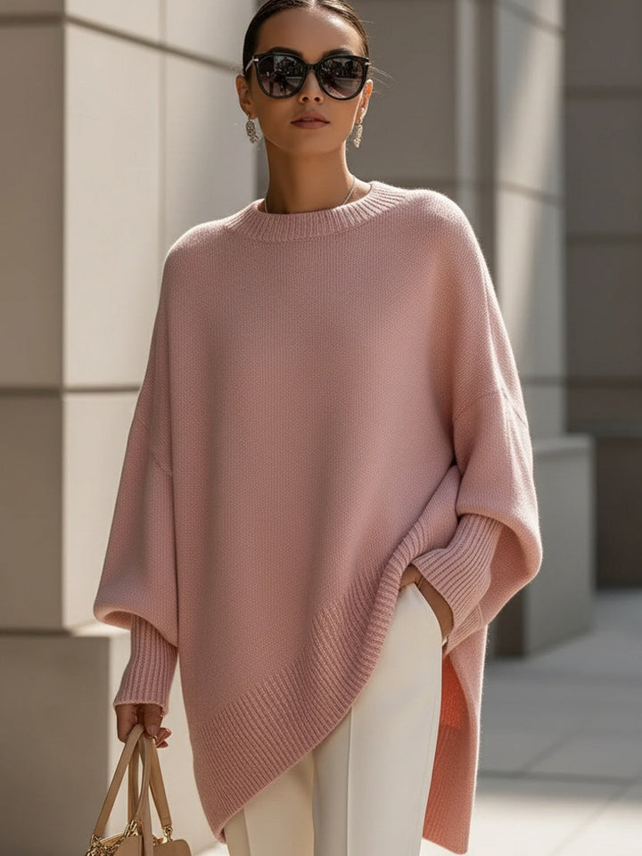 Women’s Asymmetrical Cozy Oversized Sweater