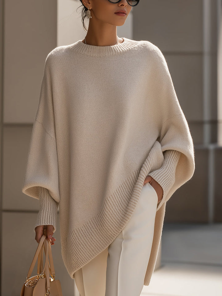 Women’s Asymmetrical Cozy Oversized Sweater