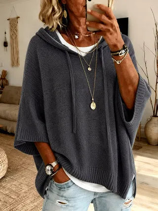Women’s Sleeve Drawstring Casual Hoodie