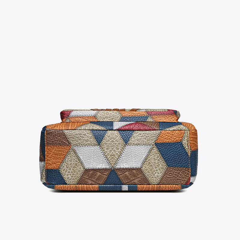 Maribel - Patchwork Shoulder Bag