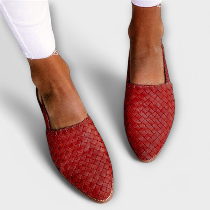 Tera - Woven Elegance Loafers