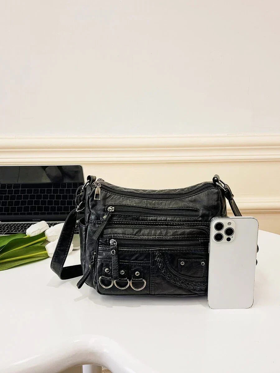 Elizza - Multi-Zip Organizer Bag