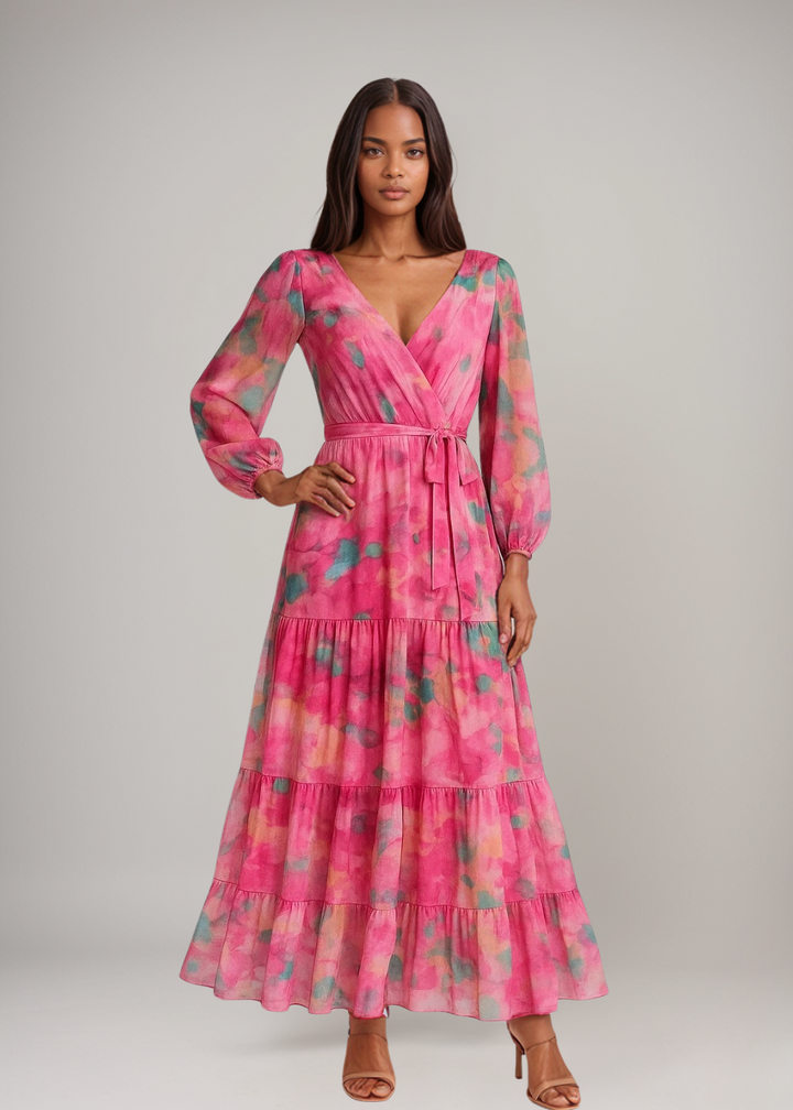 Kalyra - Floral Wrap Dress