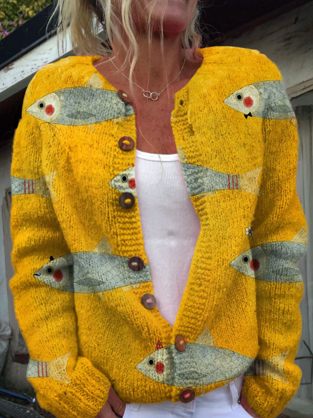 Women’s Vintage Knit Cardigan Sweater