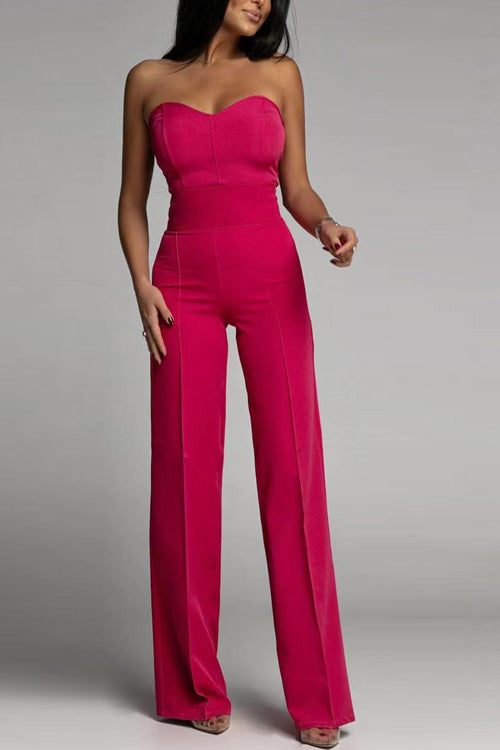 Jadie - Timeless Strapless Jumpsuit