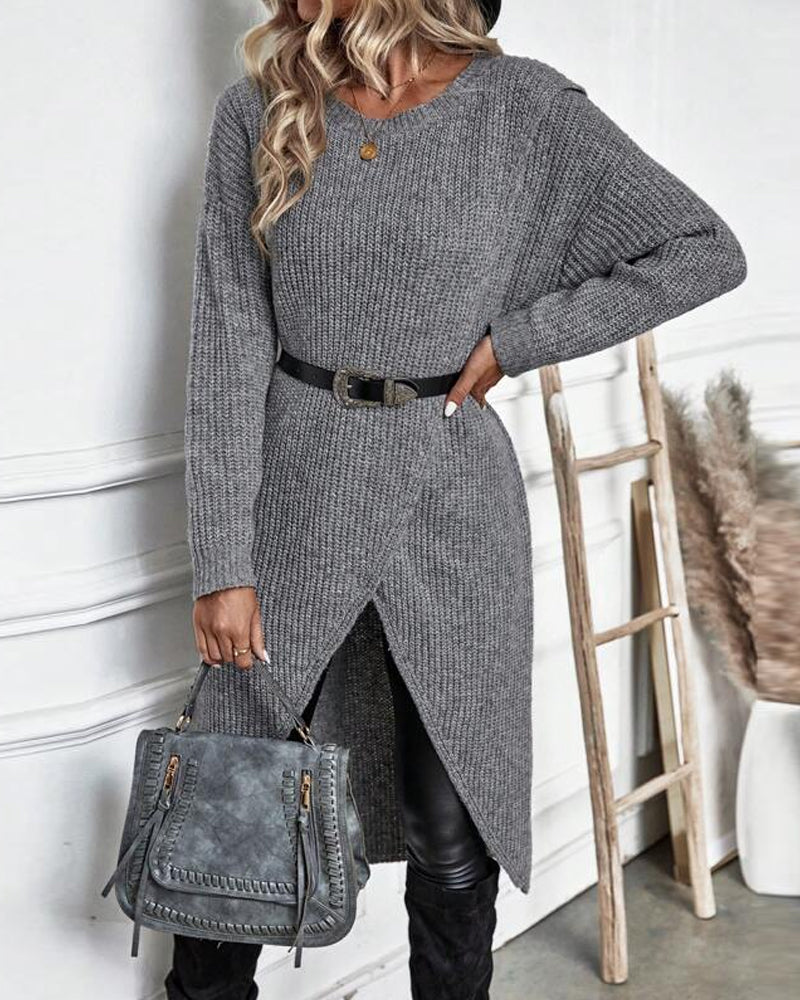 ANNITA - Relaxed Sweater Dress