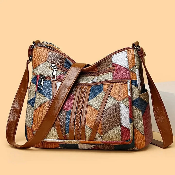 Maribel - Patchwork Shoulder Bag