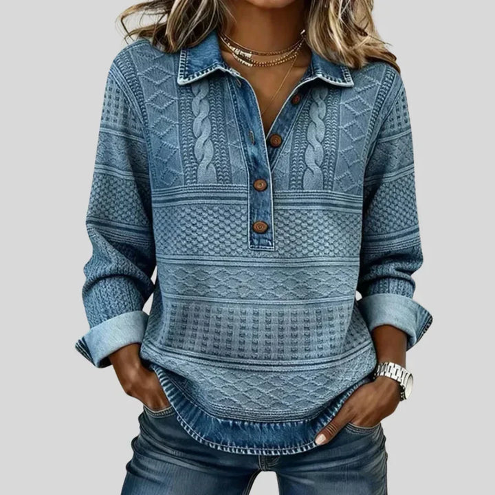 Women’s Classic Collared Knit Sweater