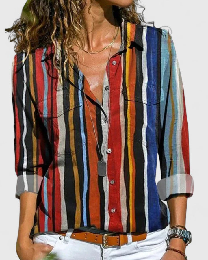 Nadienne | Elegant 3D Printed Blouse