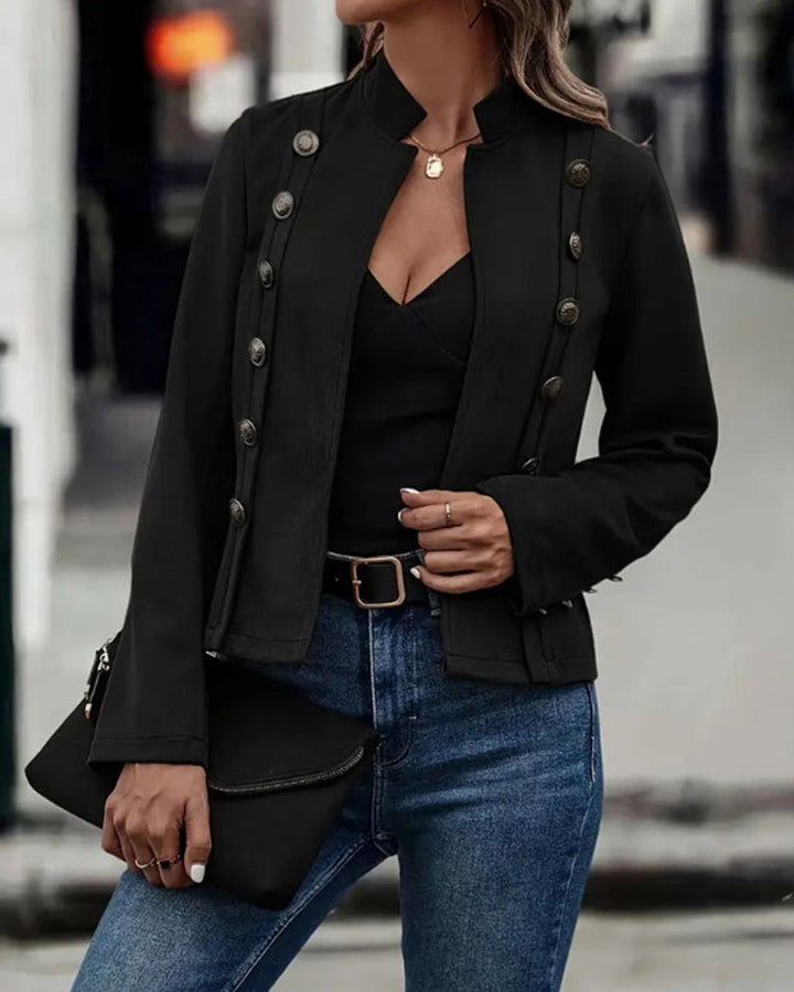 Judie – Tailored Button Jacket
