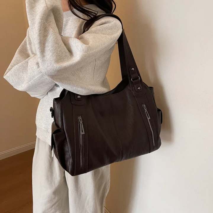 Emilie - Vintage Zippered Bag