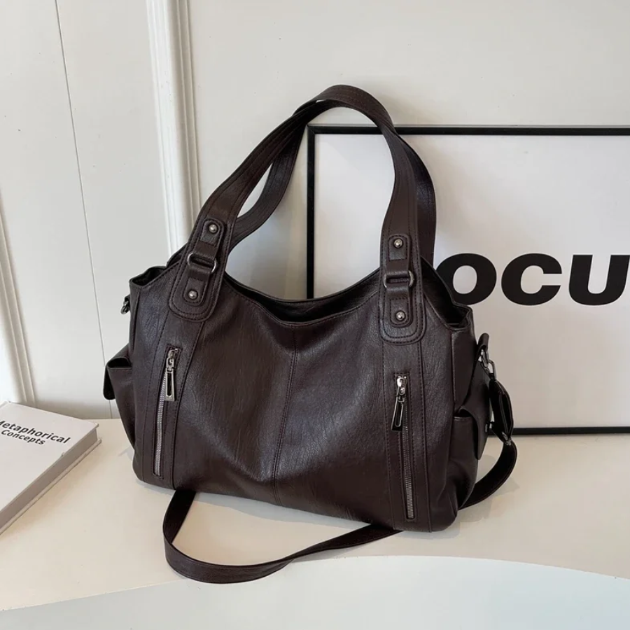 Emilie - Vintage Zippered Bag