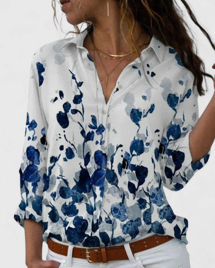 Nadienne | Elegant 3D Printed Blouse