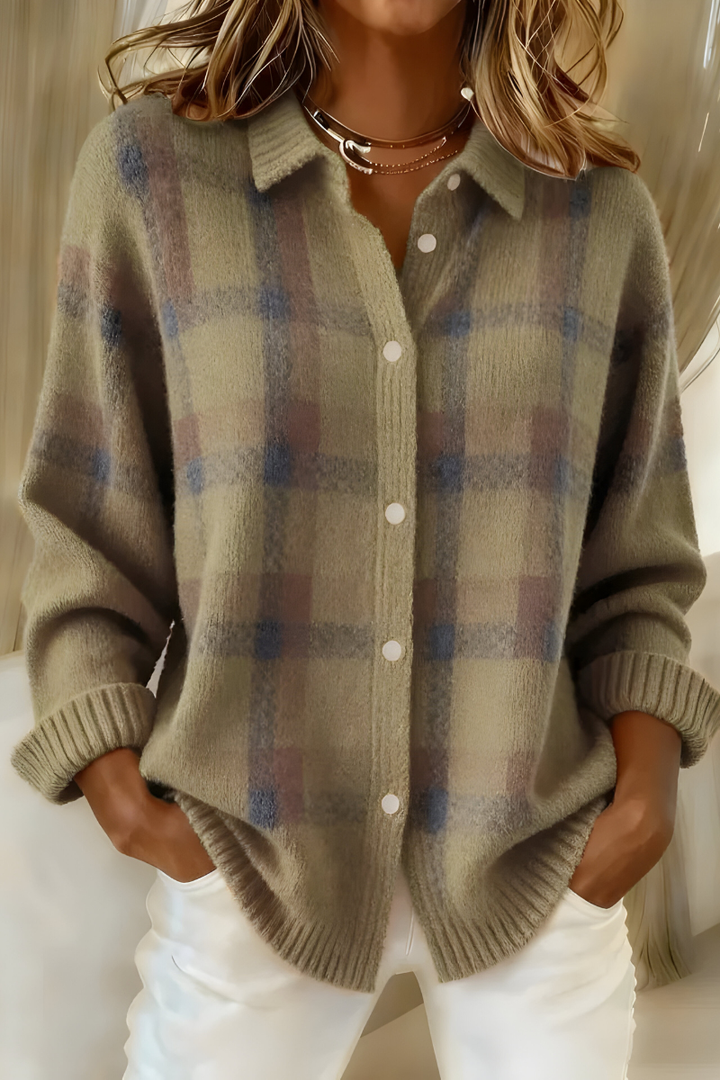 Women’s Classic Plaid Cardigan