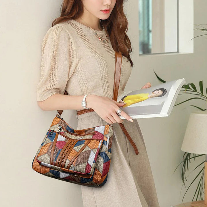 Maribel - Patchwork Shoulder Bag