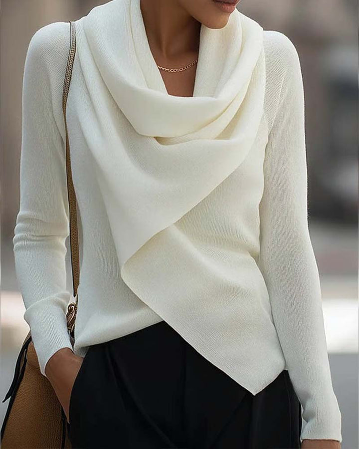 Herrera - Elegant Wrap Sweater