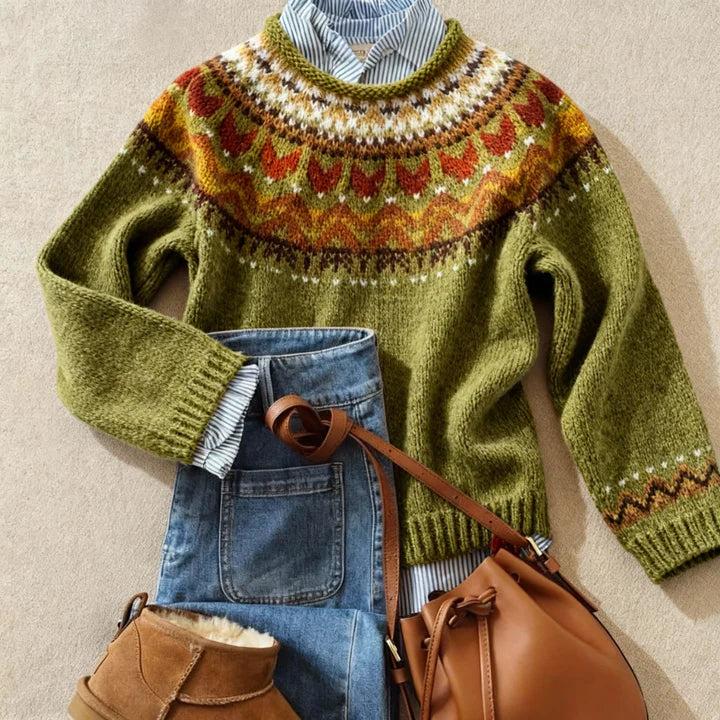 women’s Classic Vintage Knit Jumper