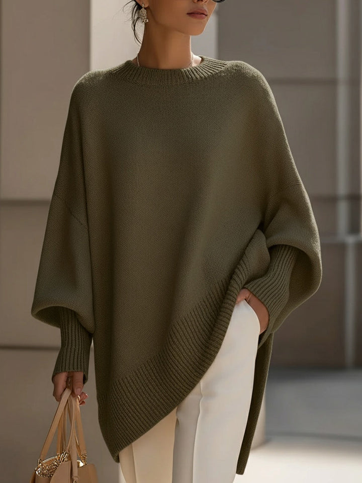 Women’s Asymmetrical Cozy Oversized Sweater