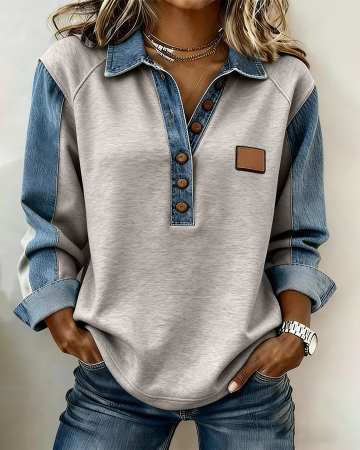 Ainsley - Relaxed Button Long Sleeve