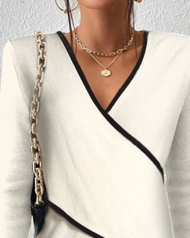 Alessia - Elegant Wrap Top