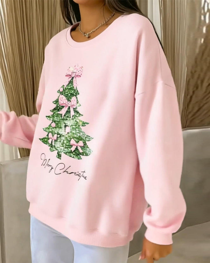 Lylia - Comfy Christmas Printed Long Sleeve