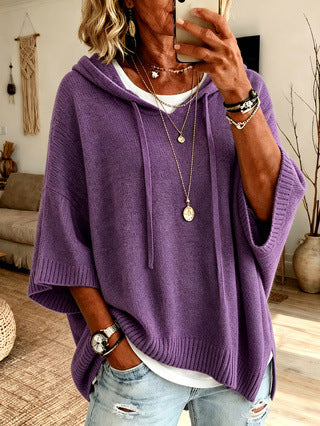 Women’s Sleeve Drawstring Casual Hoodie
