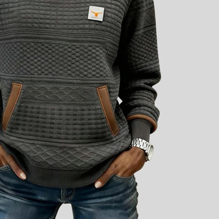 Women’s Colorblock Crew Neck Sweatshirt