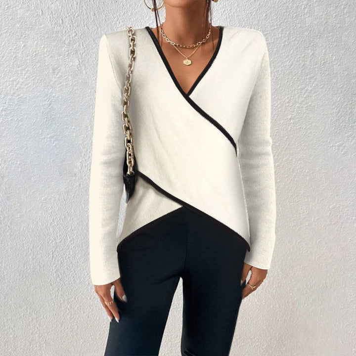 Alessia - Elegant Wrap Top