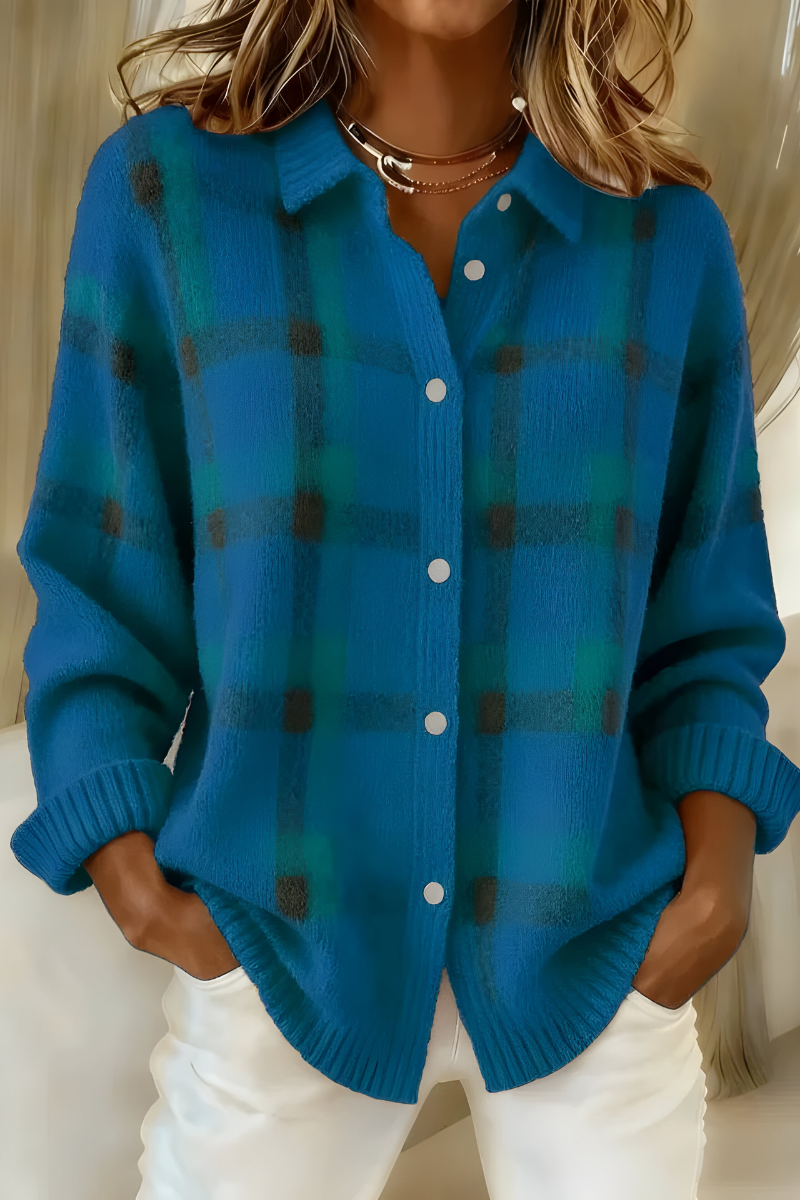 Women’s Classic Plaid Cardigan