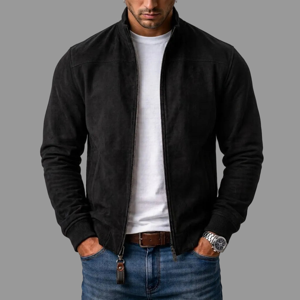 Men’s Classic Casual Zip Front Jacket