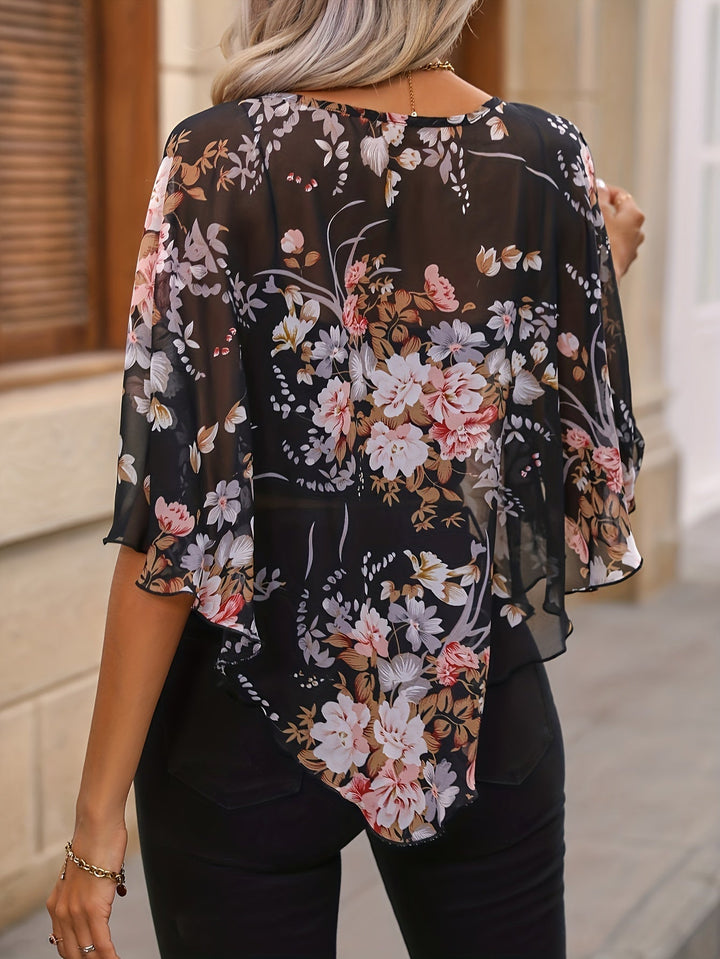 Katie - Elegant Sheer Top