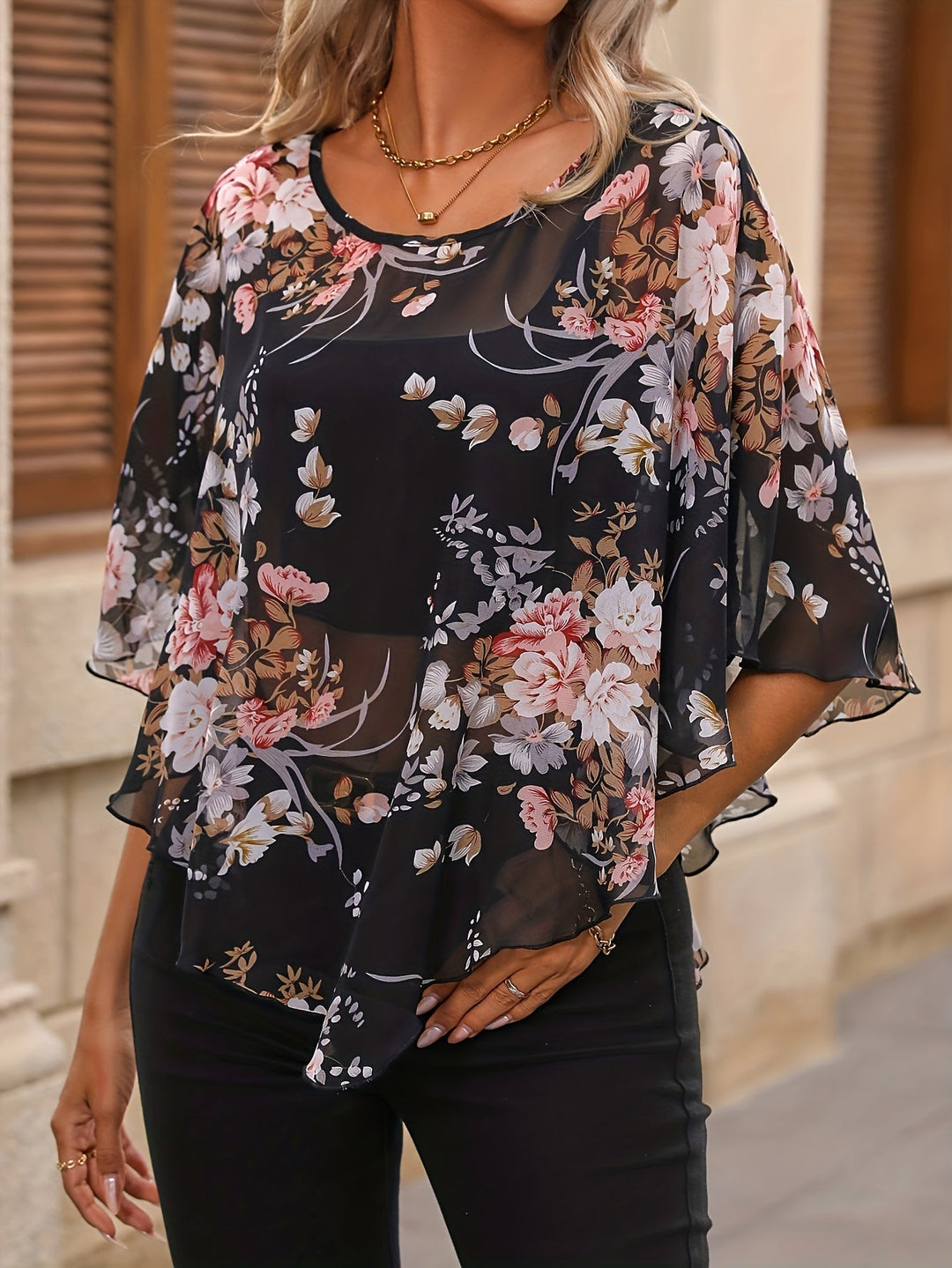 Katie - Elegant Sheer Top