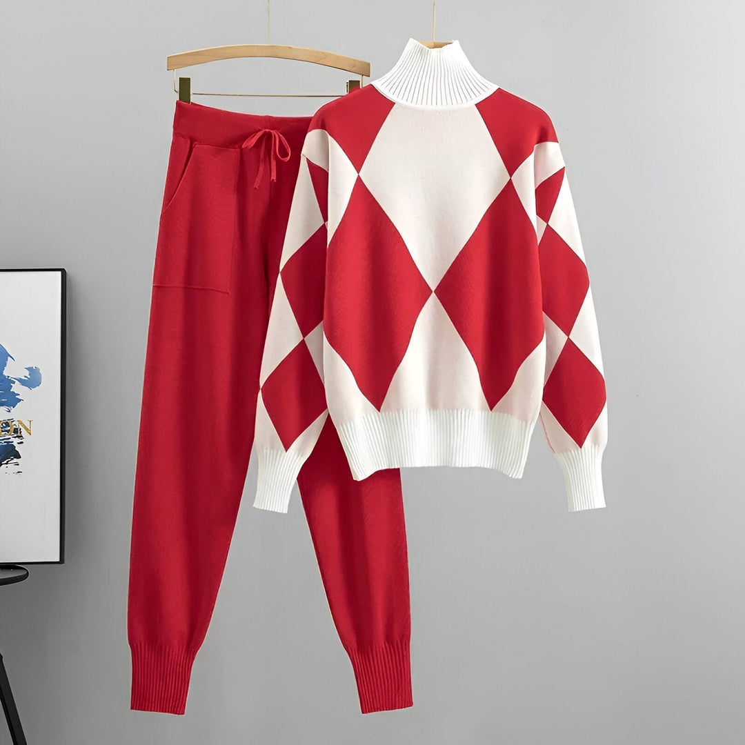 Vera - Stylish Turtleneck Set