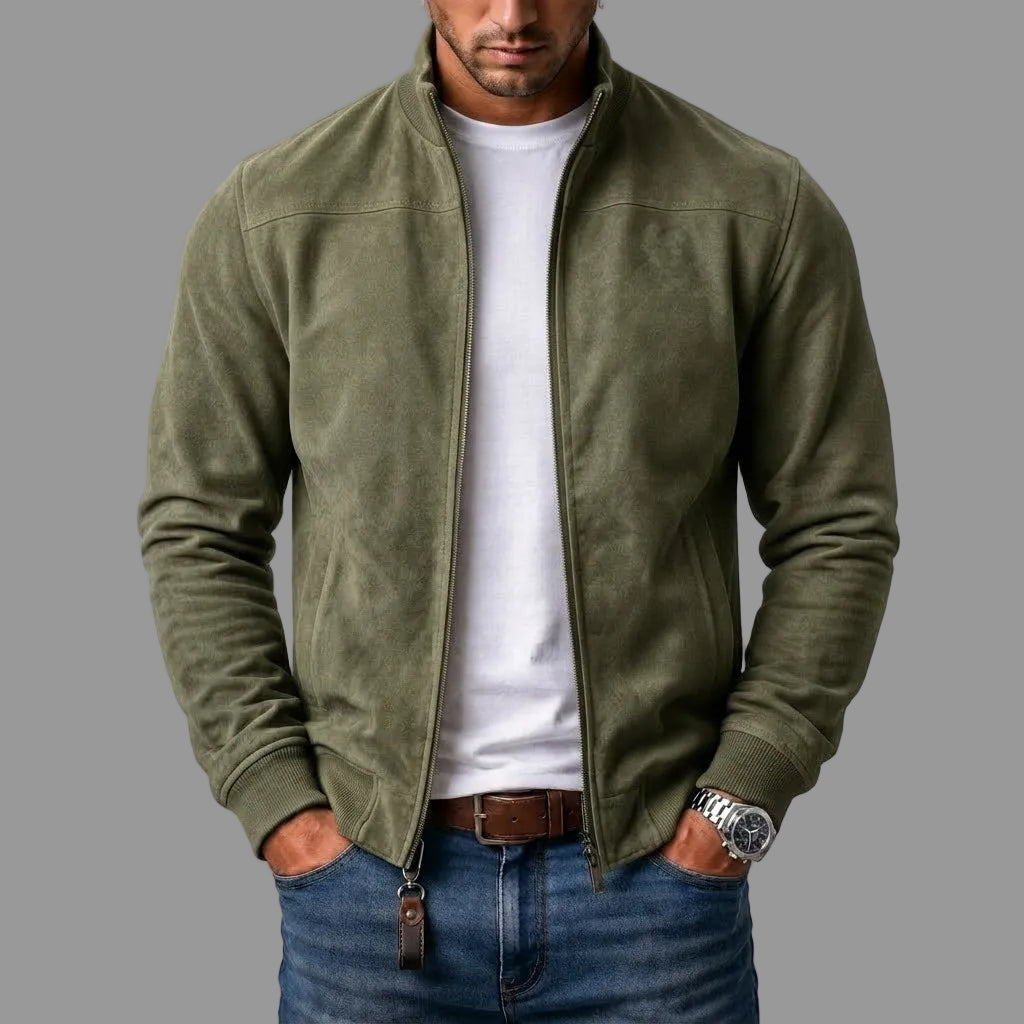 Men’s Classic Casual Zip Front Jacket