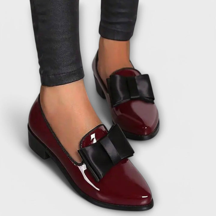 Velissa - Elegant Bow Loafers
