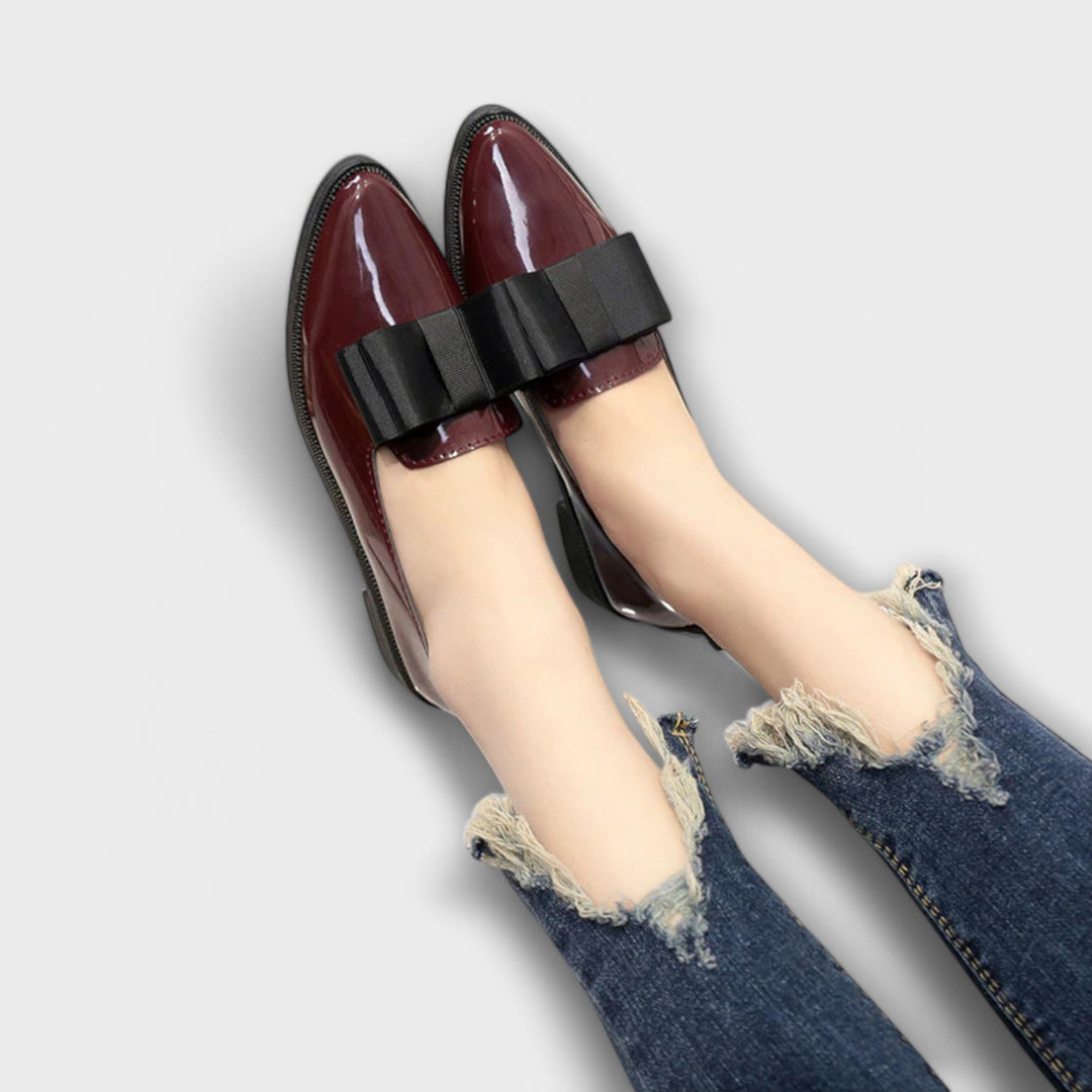 Velissa - Elegant Bow Loafers
