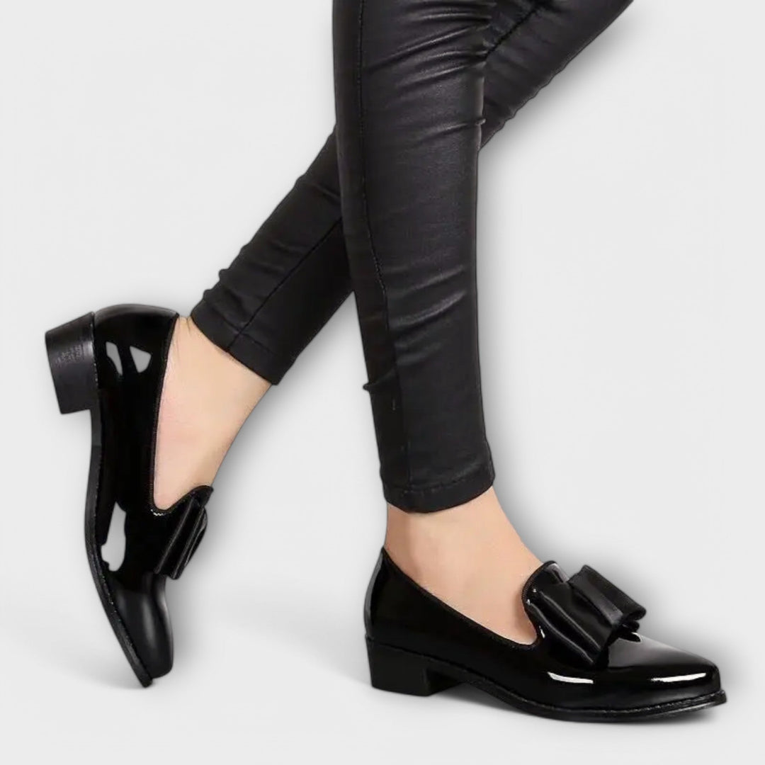 Velissa - Elegant Bow Loafers