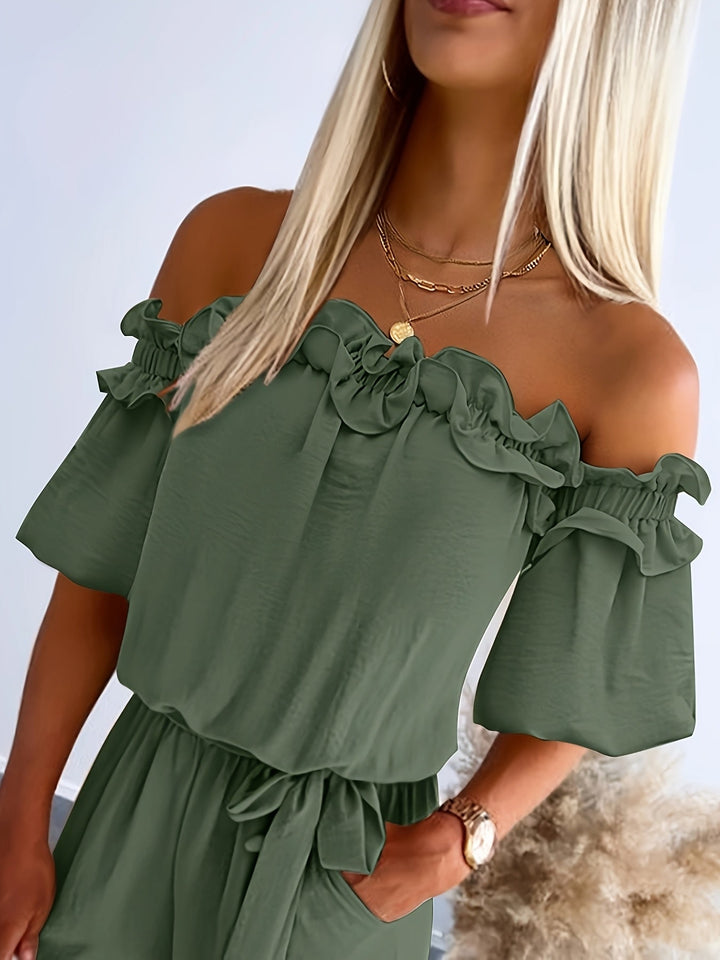 Liana - Chic Off-Shoulder Jumpsuit