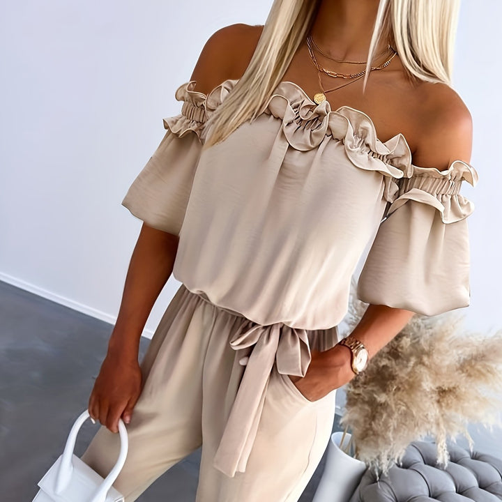 Liana - Chic Off-Shoulder Jumpsuit