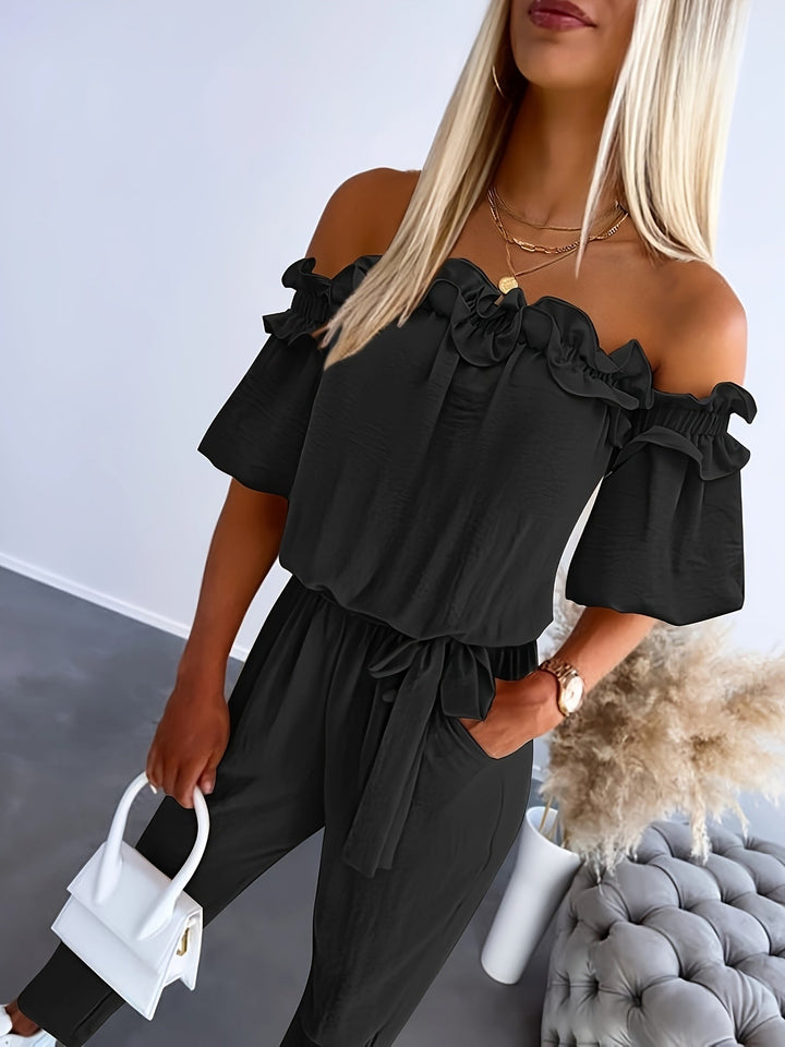 Liana - Chic Off-Shoulder Jumpsuit