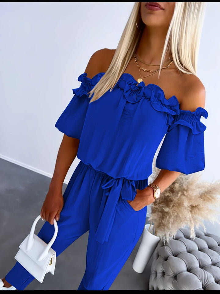 Liana - Chic Off-Shoulder Jumpsuit