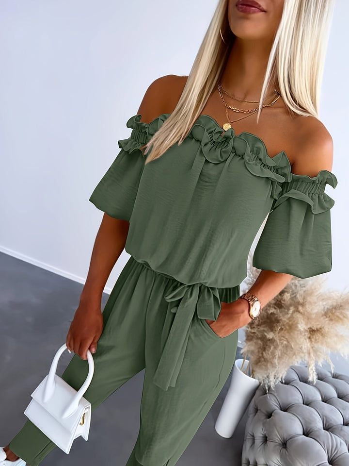 Liana - Chic Off-Shoulder Jumpsuit