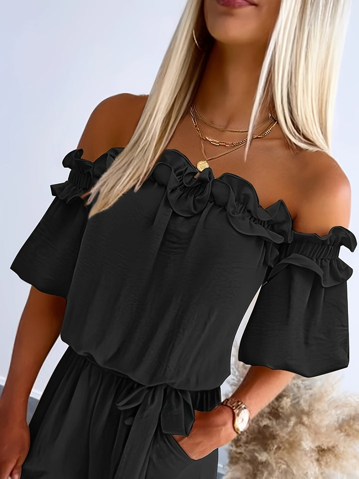 Liana - Chic Off-Shoulder Jumpsuit