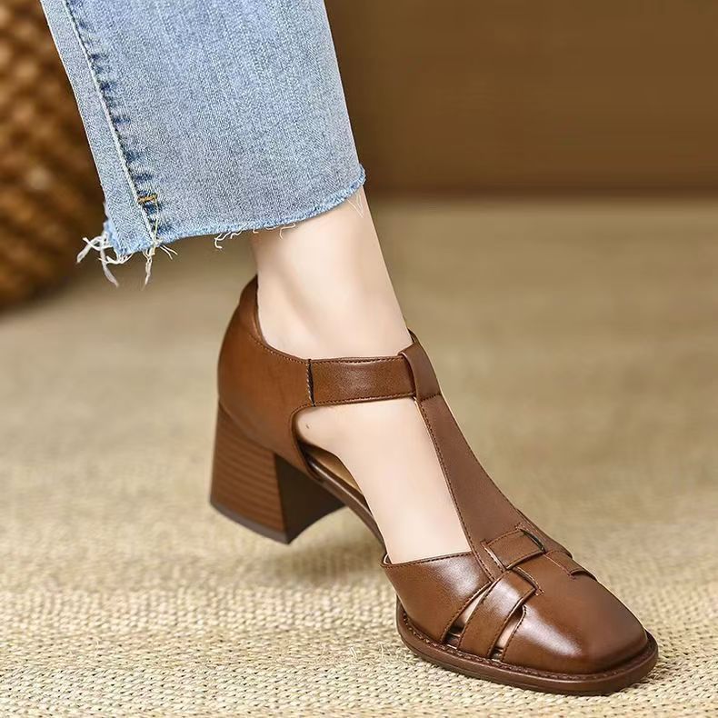 Trixie - Vintage Weave Heels
