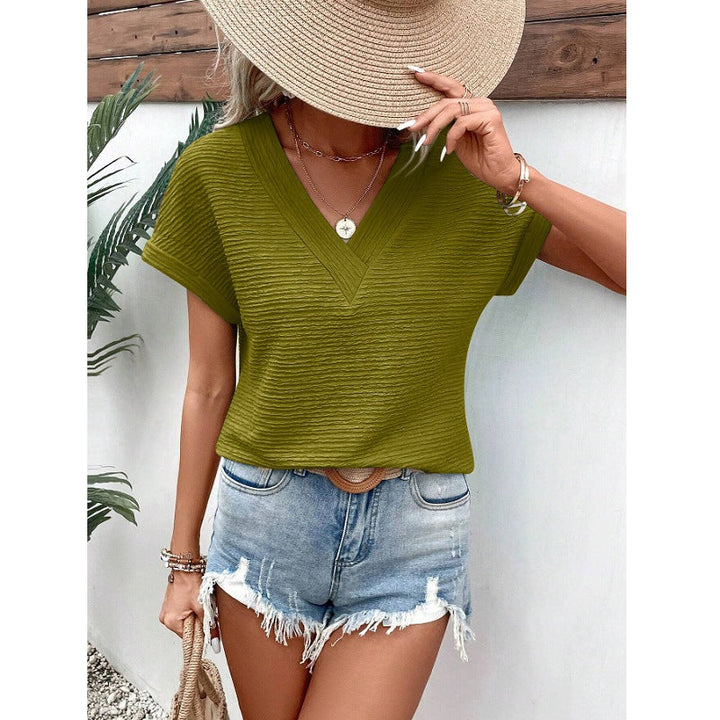 Tessina - Relaxed V-Neck Top